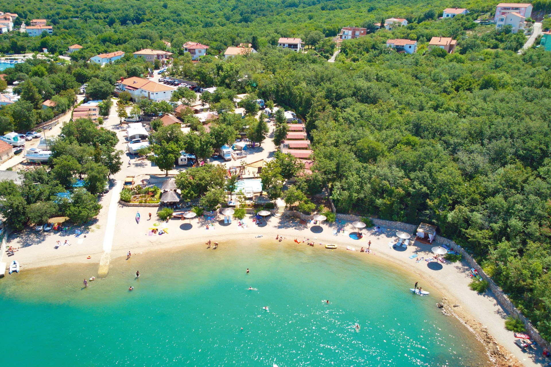 Campingplatz Slamni Krk, Kvarner, Kroatien Top Camping Croatia